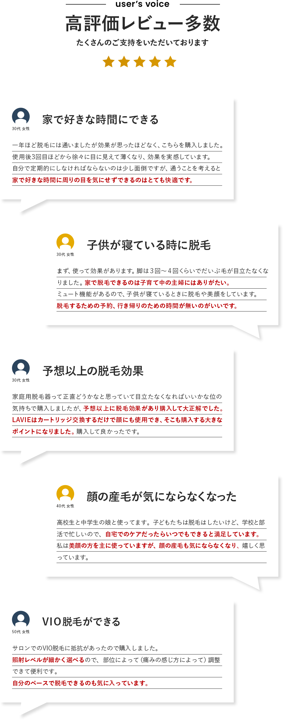 高評価多数